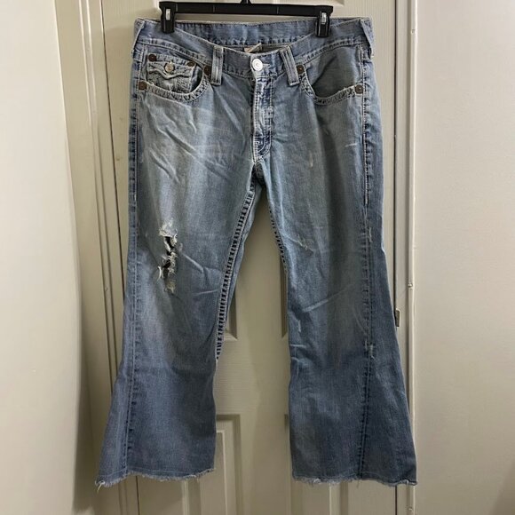 vintage True Religion Joey Big T distressed jeans - Picture 3 of 9
